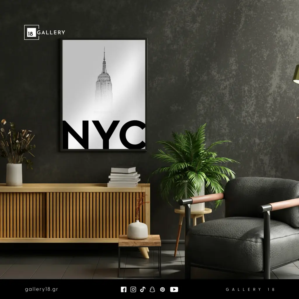 New York City Wall Art – Minimalist Frame